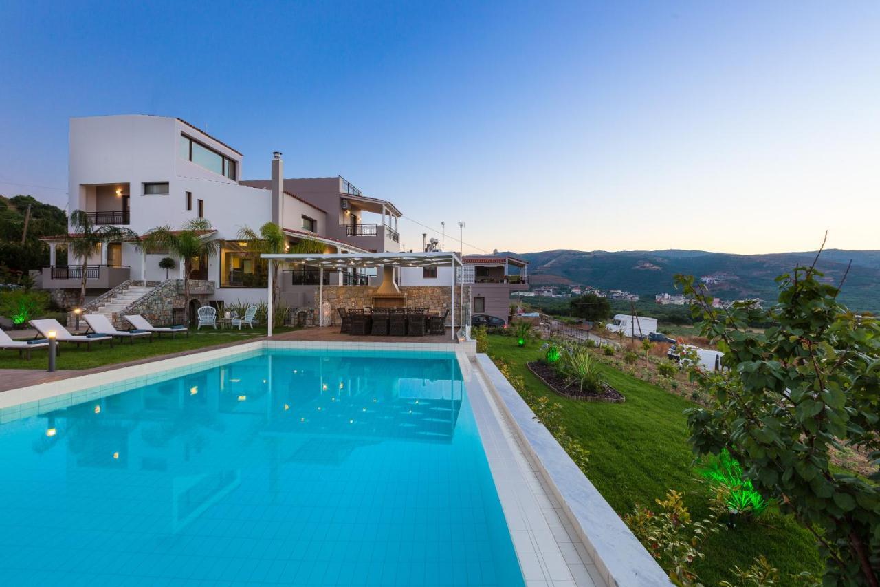 Villa Anemeli - Luxury Pool Villa With Gorgeous Seaview Кісамос Екстер'єр фото