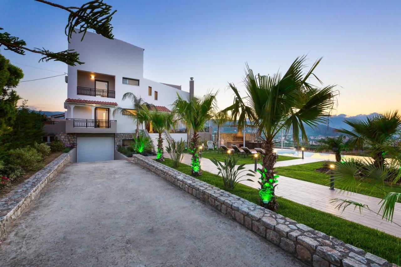 Villa Anemeli - Luxury Pool Villa With Gorgeous Seaview Кісамос Екстер'єр фото