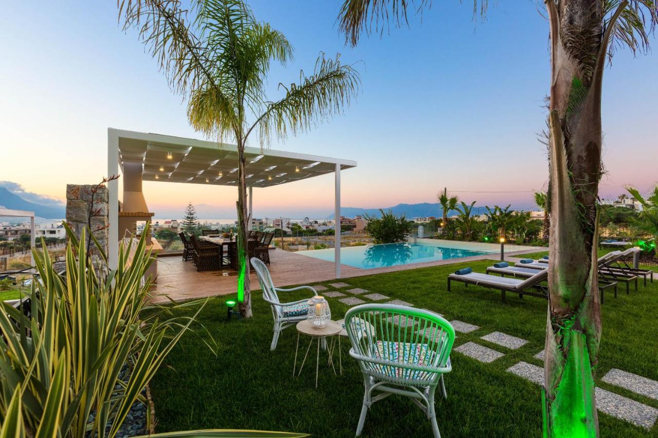 Villa Anemeli - Luxury Pool Villa With Gorgeous Seaview Кісамос Екстер'єр фото